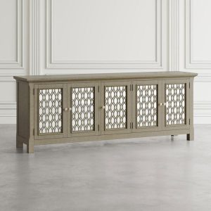 Isabella 86" Accent Cabinet (Champagne)