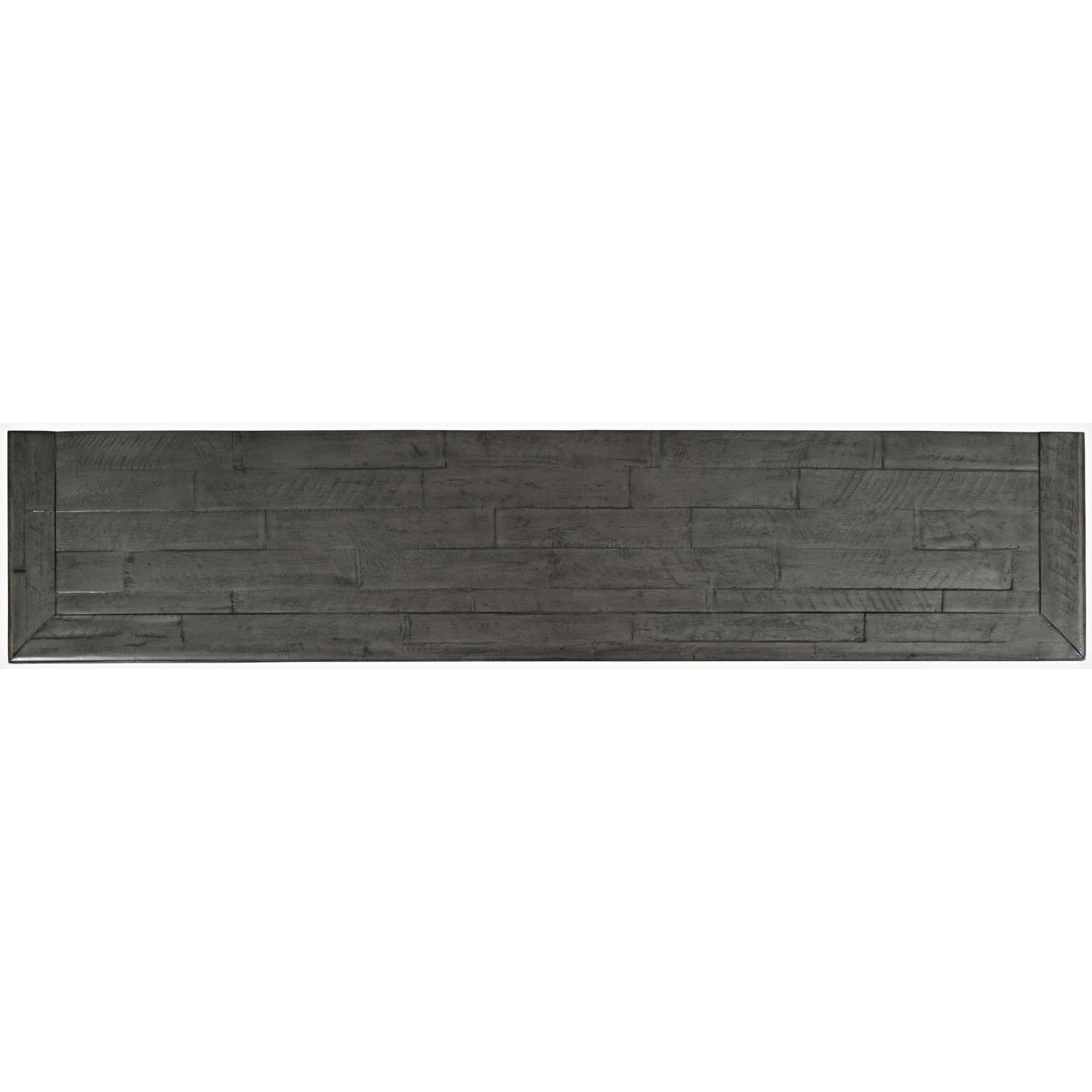 Rustic Shores 70" Sideboard Cabinet (Distressed Stone) - Image 4