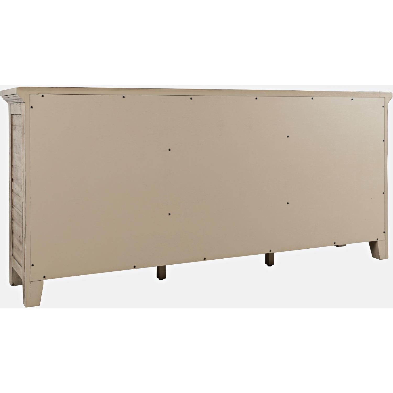 Rustic Shores 70" Sideboard Cabinet (Distressed Grey) - Image 5