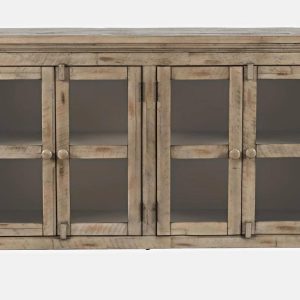 Rustic Shores 54" Panel-Door Accent Cabinet