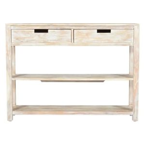 Reynolds 2 Drawer Sofa Table (Wash)