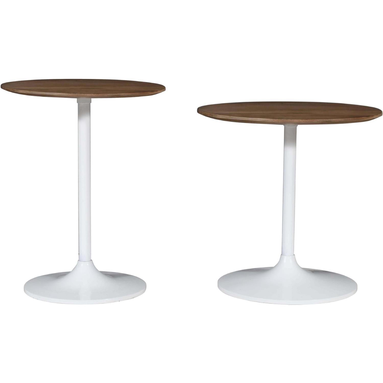 Remy Pedestal Accent End Table (Set of 2) - Image 2