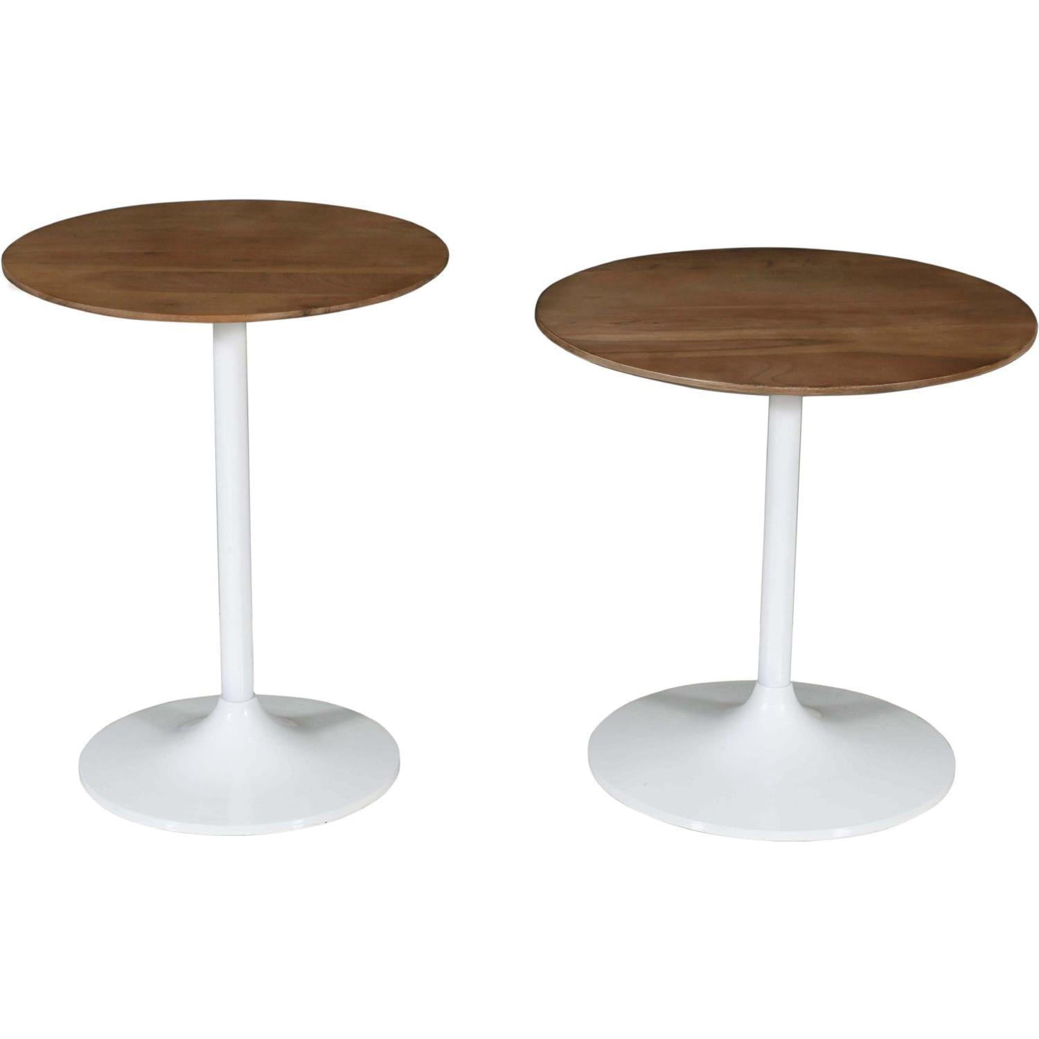 Remy Pedestal Accent End Table (Set of 2)
