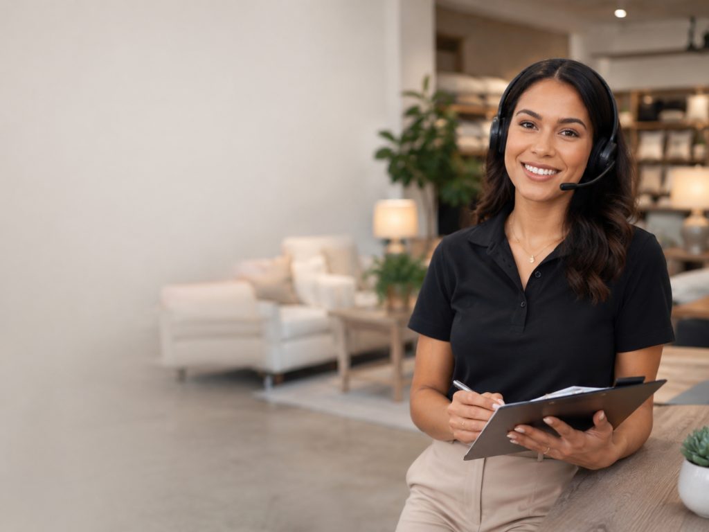Ask questions to the furniture bank