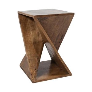 Global Archive Jasper Accent Table (Amber; Finish Issue)