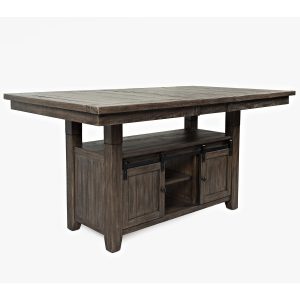 Madison County 60" High-Low Extension Dining Table (Barnwood Brown)