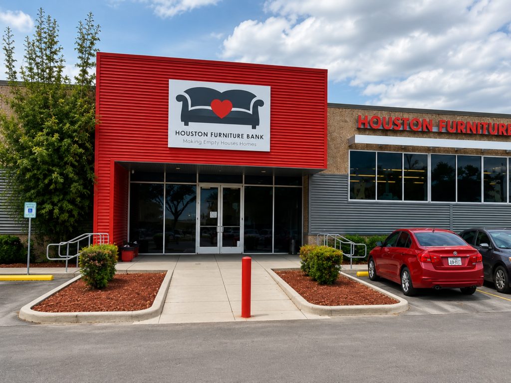 Exterior or showroom of The Furniture Bank Mosley Outlet
